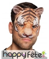 Masque loup de tigre pour adulte
