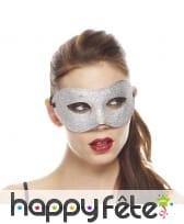 Masque loup recouvert de paillettes, image 1