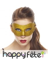 Masque loup recouvert de paillettes, image 2