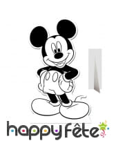 Mickey Mouse géant à colorier