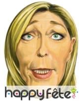 Masque marine le pen caricature