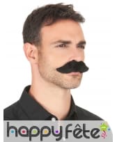 Moustache noire adhésive