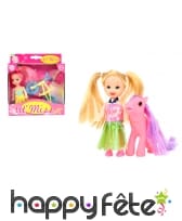 Mini poupée avec accessoires assortis