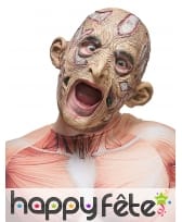 Masque putréfié de zombie bouche ajourée