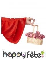 Mini panier de pique-nique tressé, image 1