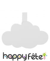 Marque-place nuage sur pince en bois, image 1