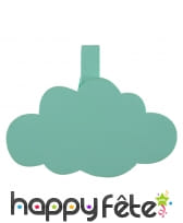 Marque-place nuage sur pince en bois, image 3