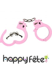 Menottes rose en métal