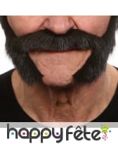 Moustaches rouflaquettes noires
