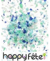 Mini sachet confettis ignifugé couleur bleu