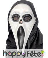 Masque scream phosphorescent avec cagoule, image 1