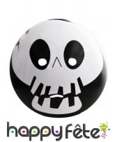 Masque smiley tête de mort adulte