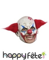 Masque terrifiant de clown, ouverture de bouche