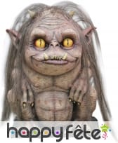 Monstre troll décoratif aux longs cheveux 30cm
