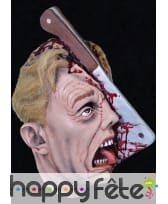 Masque tête tranchée à la machette, image 1