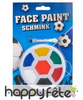 Maquillage visage 7 couleurs en forme de ballon