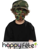 Maquillage visage camouflage, image 1
