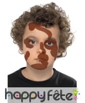 Maquillage visage camouflage, image 2