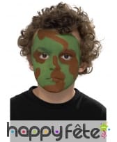 Maquillage visage camouflage, image 3