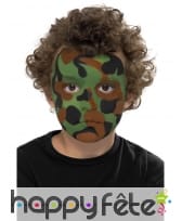 Maquillage visage camouflage, image 4