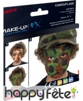 Maquillage visage camouflage, image 6