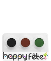 Maquillage visage camouflage