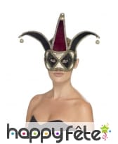 Masque vénitien d'Arlequin sinistre, image 1