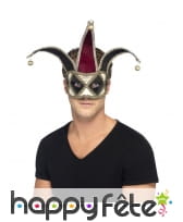 Masque vénitien d'Arlequin sinistre