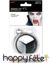 Maquillage vampire gris noir blanc, image 1