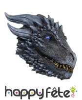 Masque Viserion Game of thrones pour adulte, luxe