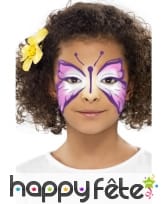 Maquillage visage papillon, image 1