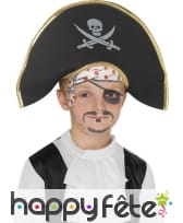 Maquillage visage pirate, image 1