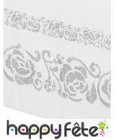 Nappe avec motifs arabesques argent&eacute;s, image 1