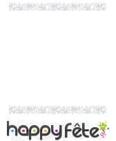 Nappe avec motifs arabesques argent&eacute;s, image 2