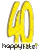 Nombre d'anniversaire géant en carton plat, 171cm, image 5