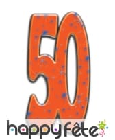 Nombre d'anniversaire géant en carton plat, 171cm, image 6