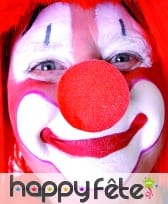 Nez de clown en mousse rouge