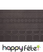 Nappe damassée noir ébene, image 1