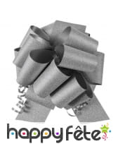 Noeud de ruban décoratif pailleté, image 1