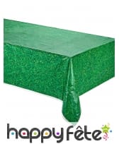 Nappe imprimée herbe verte de 137 x 274cm