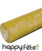 Nappe jaune damassée 1.20m x 6 m