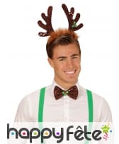 Noeud papillon et bois renne de Noël, image 1