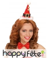 Noeud papillon et chapeau pointu de Noël