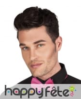 Noeud papillon rose sur élastique, image 2