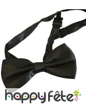 Noeud papillon rouge, attache réglable, image 2