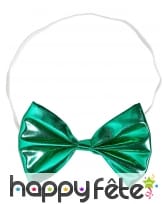 Noeud papillon vert métallisé Saint Patrick, image 1