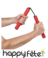 Nunchaku rouge en mousse, image 1