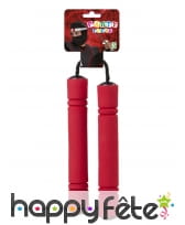 Nunchaku rouge en mousse, image 2