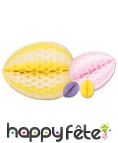 Oeuf alvéolé en papier de 45cm