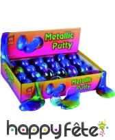 Oeufs avec liquide metallique